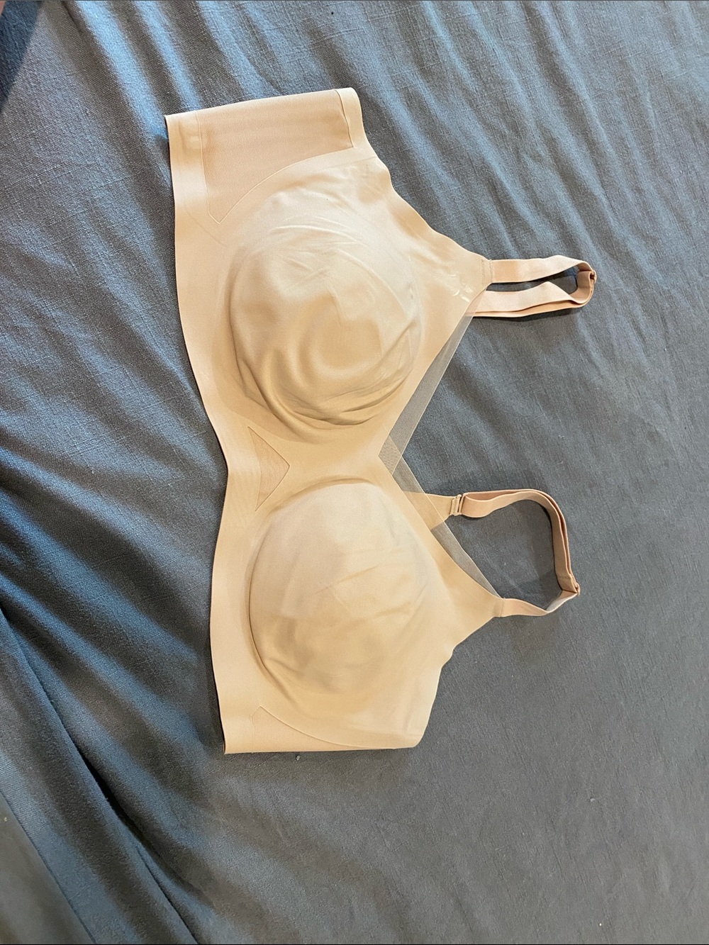 Honeylove Nude Smooth Wireless Bra with Adjustable Straps